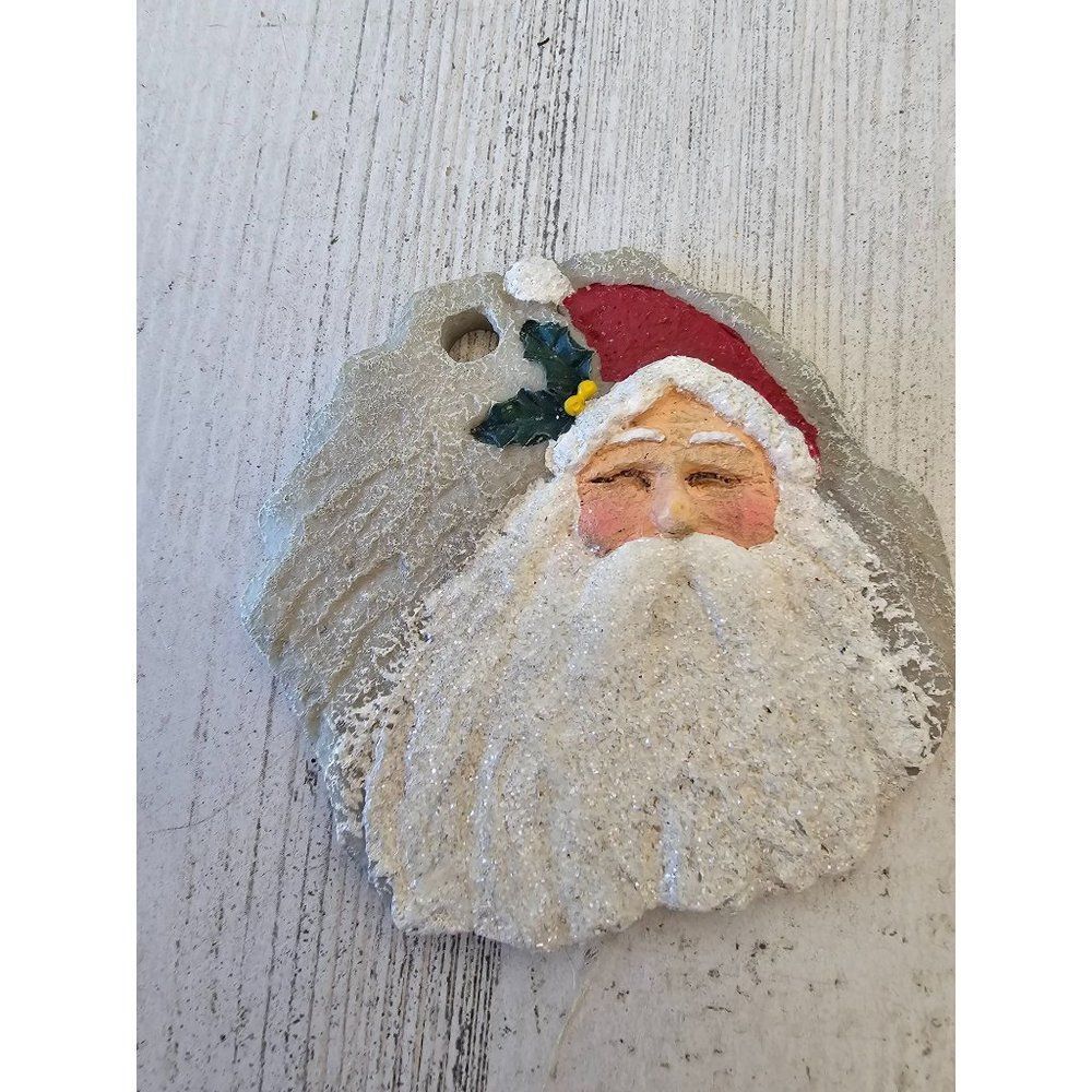Papel giftware Unique Santa ornament Xmas glitter tree